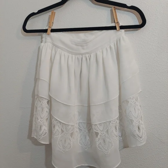 IRO Tiered Lace Skirt NWT Size XS